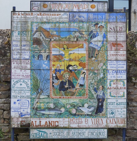 PONT-AVEN : VOTE pour le projet de restauration d’un panneau publicitaire en céramique avant le 23 mars 2025 !